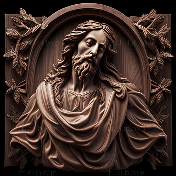 3D model st jesus (STL)